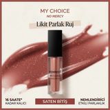 Feminist Cosmetics Likit Ruj Kızılkahve – Uzun Süre Kalıcı Kremsi Parlak Saten Yüksek Pigment Bulaşmaz | My Choice NoMercy - 25 Kızıl Kahve