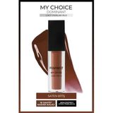 Femınıst Uzun Süre Kalıcı Likit Parlak Ruj Mocha – Nemlendirici Kremsi Yüksek Pigment Bulaşmaz | My Choice Dominant