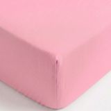 femmhome Lüks Ranforce %100 Pamuk Lastikli Çarşaf | 63 Tel Dokuma (160 Tc) | Flat&color - Pembe - 90x190