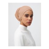 Femple Modest Pratik Düz Bone | Renk: Sıcak Vizon | Tube Underscarf
