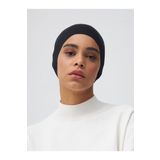 Femple Modest Pratik Düz Bone | Renk: Siyah | Tube Underscarf