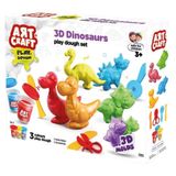 Fen Toys 03995 Art Craft 3D Dinozorlar 168 GR Oyun Hamur Set