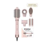 Fenda Fenda Profesyonel 6 Başlıklı Saç Şekillendirici Air Styler Kurutma Ve Maşa Seti Fndsacms0002 - Pembe