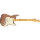 Fender 0114942384 American Professional Classic Stratocaster Elektro Gitar (Faded Firemist Gold) | Akçaağaç Klavye, V-Mod Iı Manyetikler ve Modern C Sap Profili