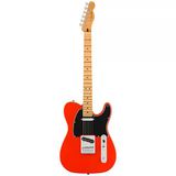 Fender 0140552558 Player Iı Telecaster Elektro Gitar (Coral Red) | Akçaağaç Klavye Göz Alıcı Coral Red Renk ve Alnico V Tele Manyetikleri