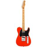 Fender 0140552558 Player II Telecaster Elektro Gitar (Coral Red) | Akçaağaç Klavye Göz Alıcı Coral Red Renk ve Alnico V