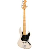 Fender 0147542323 Player Iı Modified Active Jazz Bass V 5 Telli Bas Gitar (Olympic Pearl - Akçaağaç Klavye) | Modern Profesyonel Seri Aktif Elektronik Devre Ve 5 Telli Tasarım