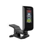 Fender 0239979007 Original Tuner Akort Cihazı (Siyah) | Titreşim Sensörlü Hızlı Tepki Veren Klipsli Tuner 360 Derece Dön