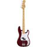 Fender 0266620571 Standard Precision Bass Gitar (Candy Cola) | Akçaağaç Klavye ve Canlı Kırmızı Renk Güçlü P-Bass Tonu