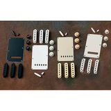 Fender 0991363000 Stratocaster Manyetik Kapağı Seti (Siyah) | 3 Adet Siyah Manyetik Kapağı Stratocaster Modifiye Ve Yedek Parça