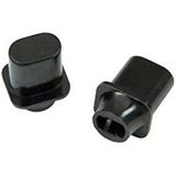 Fender 0994937000 Pure Vintage Telecaster Switch Ucu (Siyah - 2'Li) | Klasik Siyah Anahtar Başlığı Yedek Parça Olarak İkili Paket