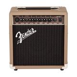 Fender 2313706900 Acoustasonic 15 Akustik Gitar Amfisi | 15 Watt Güç Mikrofon Girişi ve Chorus Efekti ile Taşınabilir Çö