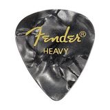 Fender 351 Premium Celluloid Picks Black Moto Heavy Pena