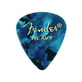 FENDER 351 Premium Celluloid Picks Ocean Turquoise- Heavy 1 Adet Pena