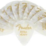 Fender 351 Premium Celluloid Picks White Moto Heavy Pena