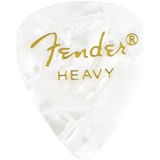 Fender 351 Premium White Moto Selüloit Pena Heavy - 1 Adet Müzik Aksesuarı
