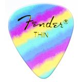 Fender 351 Shape Graphic Picks Rainbow - Thin - 1 Adet Pena