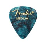 Fender 351 Shape Premium pena (12 adet) elektro gitar, akustik gitar, mandolin ve bas orta okyanus için turkuaz