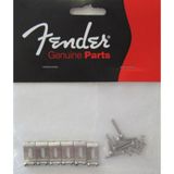 Fender American Standard Stratocaster Bridge Saddles (\'08-present) Nickel Set Of 6
