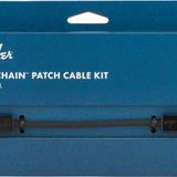 Fender® »BLOCKCHAIN™ PATCH CABLE KIT - EKSTRA SMALL PAACK« Patch kablosu | 6 parçalı set | 2x10cm/4x15cm | Açılı jak | Renk: Siyah