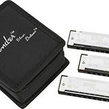 Fender© Blues Deluxe Harmonica, 3'lü Paket