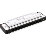 Fender Blues Deluxe Harmonica D (Re) Mızıka | Başlangıç dostu blues armonika, zengin klasik ton, koruyucu kılıf, dayanıklı yapı, 10 delikli diatonik, D anahtarı içerir