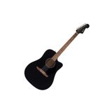 FENDER California Debut Redondo CE Dreadnought Ceviz Klavye Black Elektro Akustik Gitar