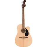 Fender California Debut Redondo Ce Dreadnought Ceviz Klavye Naturel Elektro Akustik Gitar - Renk - Natural