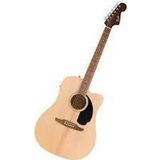 Fender California Debut Redondo CE Dreadnought Ceviz Klavye Naturel Elektro Akustik Gitar