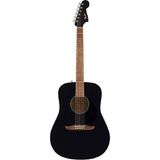 Fender California Debut Redondo Dreadnought Ceviz Klavye Black Akustik Gitar