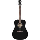 Fender Cd-60 Dreadnaught Ceviz Klavye Black Akustik Gitar - Renk - Siyah