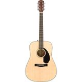 Fender CD-60S Natural - Walnut Akustik Gitar | Tam boy acemi akustik gitar, masif ladin üst, maun arka ve yanlar, 2 yıl garanti, kolay oynanan boyun, yetişkinler