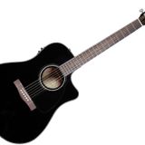Fender CD-60SCE Black Elektro Akustik Gitar