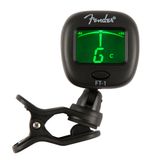 Fender FT-1 Pro klipsli akort cihazı, elektro gitarlar, akustik gitarlar ve baslar için, siyah