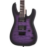 Fender Jackson Js Dinky Arch Top JS32Q Dka Ht Amaranth Klavye Transparent Purple Burst Elektro Gitar