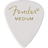 Fender Klasik Selüloit Gitar Seçtikleri 351 Şekli, Gitar Aksesuarları, Beyaz, Orta, 12'li Paket