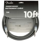 Fender Ombre Düz/Düz Uçlu 3 m Silver Smoke Enstrüman Kablosu
