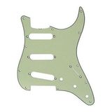 Fender Pickguard Stratocaster S/S/S 11-Hole Mount Mint Green MG/B/MG 3-Ply Pickguard