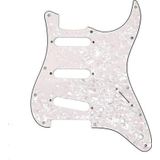 Fender Pickguard Stratocaster S/S/S 11-Hole Mount White Pearl 4-Ply Pickguard