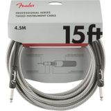 Fender Professional 4.5 m Beyaz Tweed Enstrüman Kablo