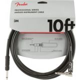 Fender Professional Düz/L Uç 3 m Siyah Enstrüman Kablosu