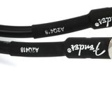 Fender Professional Series Instrument Cable 30 cm Enstrüman Kablosu | Pedal Kilidi Kısa Bağlantı Kablosu, 1/4 inç Nikel Açılı Jak, %99 OFC İletken, Düşük Gürültülü, Siyah