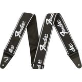 Fender Running Logo Black/Silver Gitar Askısı