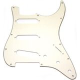 Fender Standard Stratocaster 11 Hole S/s/s Pickguards Parchment Pickguard - Çok Renkli
