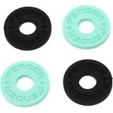 Fender Strap Locks - Gitar Askısı Kiliti Black and Surf Green