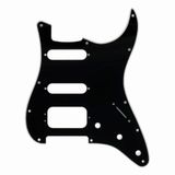 Fender Stratocaster H/S/S 11-Hole Mount 3-Screw Mount HB 3-Ply Black Pickguard
