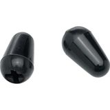 Fender Stratocaster Switch Tips Black 2 Kontrol Düğmesi