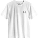 Fender® Stratocaster Technical Drawing Beyaz T-Shirt - White