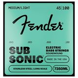 Fender SubSonic 7350ml Paslanmaz Çelik Uzun Ölçek 45-100 Bas Gitar Teli