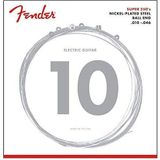 Fender Super 250's Nickel Plated Stel Ball End 010-046 Elektro Gitar Teli
